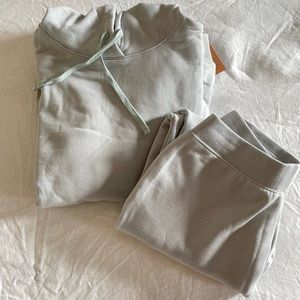 BNWT Girlfriend Collective Vapor M Hoodie & S Joggers